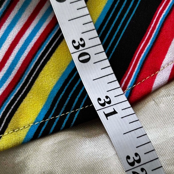 NEW PHOTOS! SPAGHETTI STRAP TOP, DIAGONAL MULTICOLOURS, SIZE 3X, KEYHOLE BACK, - Picture 3 of 12